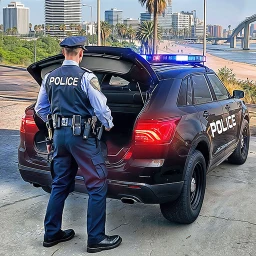 东京警车追捕犯罪 3D 游戏