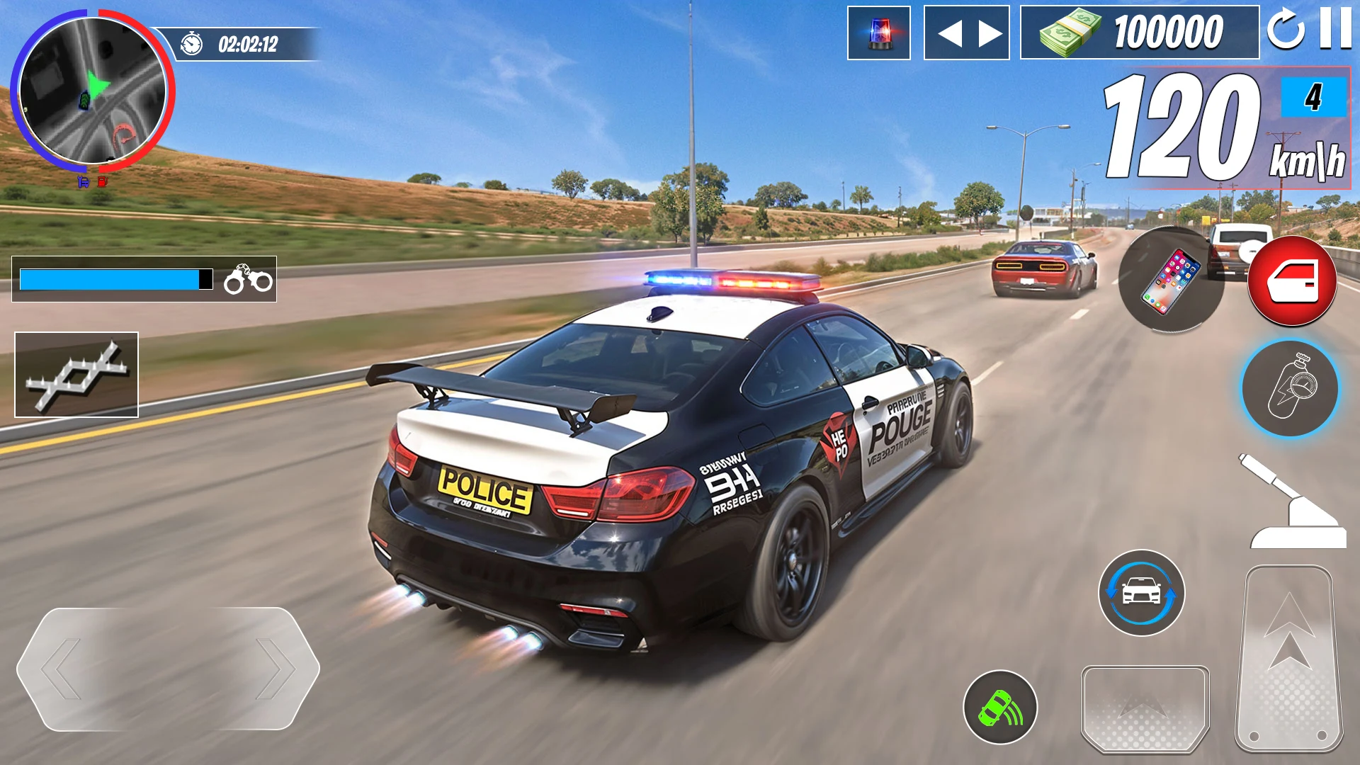 US Police Car Chase Crime Game screenshot