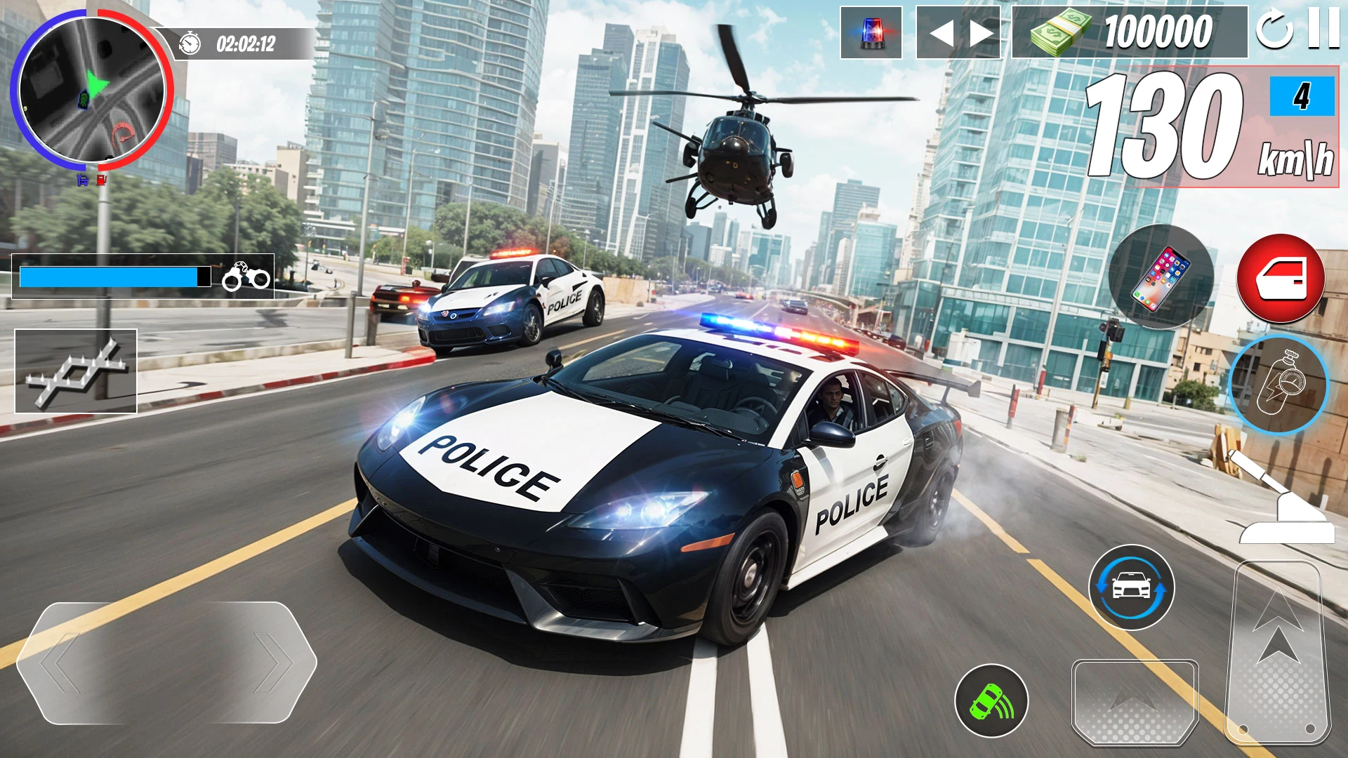 US Police Car Chase Crime Game screenshot