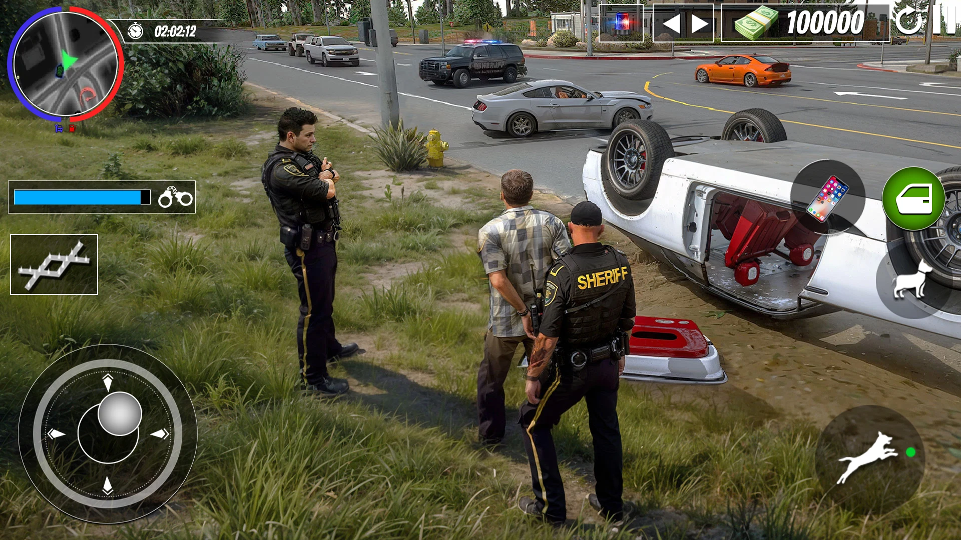 US Police Car Chase Crime Game screenshot